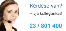 Ügyfélszolgálat: 0623 801 400